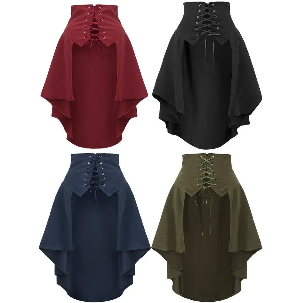 Pleated Skirt Women - Gonna a pieghe con volant a