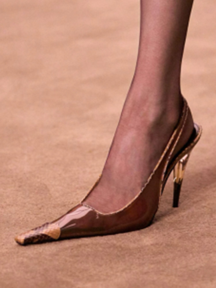 Women'S Fashion Show - Sandali da donna con tacco a