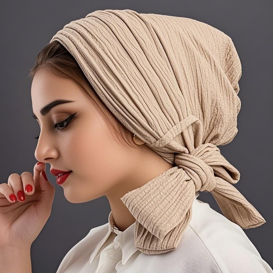 Women'S Fashion Visor - Cappello turbante con nodo a molla