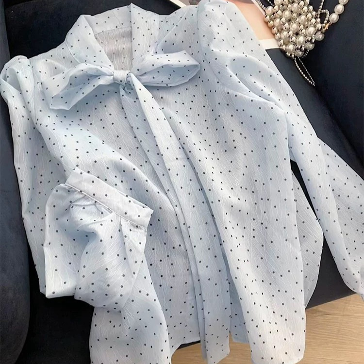 Puff Sleeve Blouse - Camicetta Elegante da Donna a Maniche