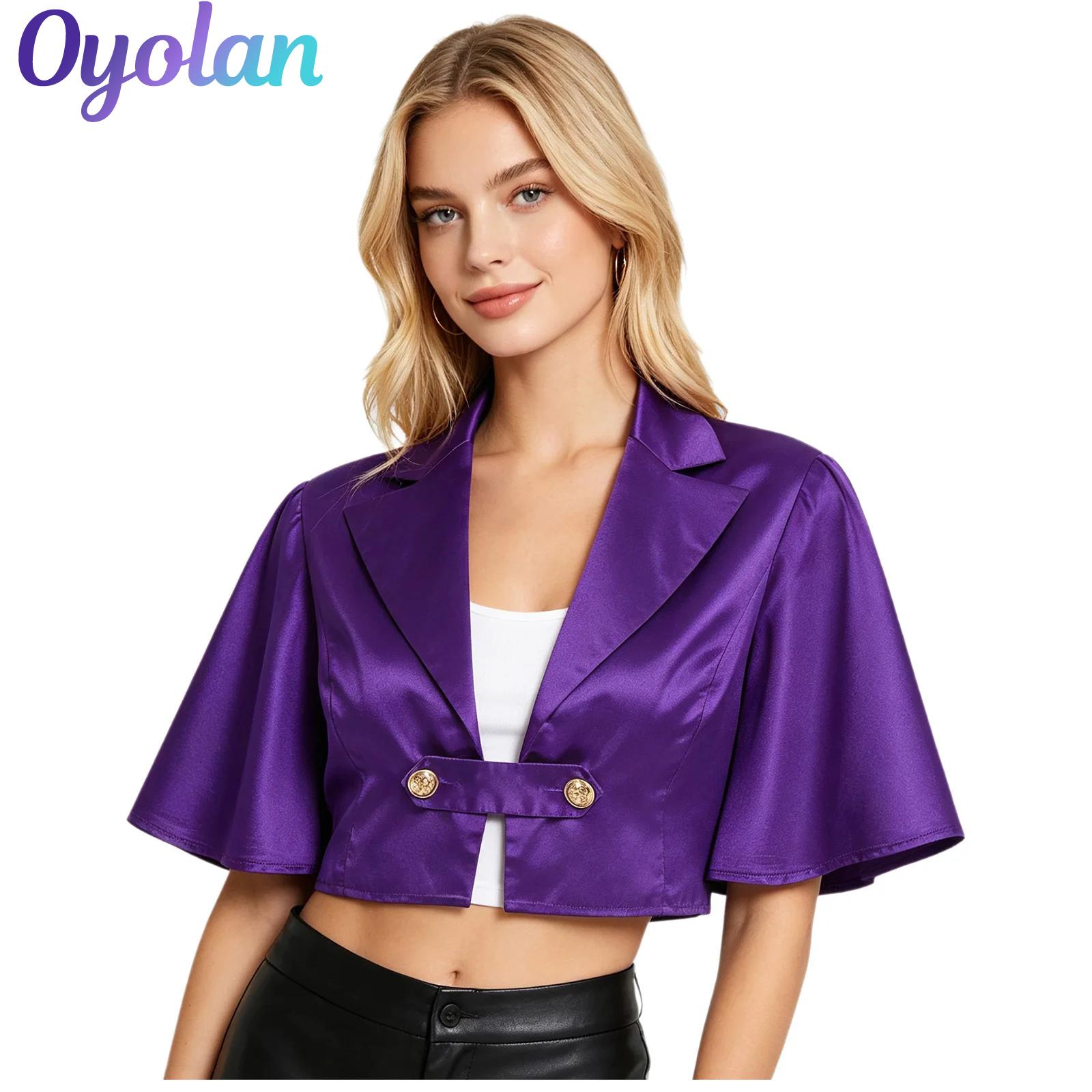 Women'S Fashion Victorian - Giacca corta da donna in raso