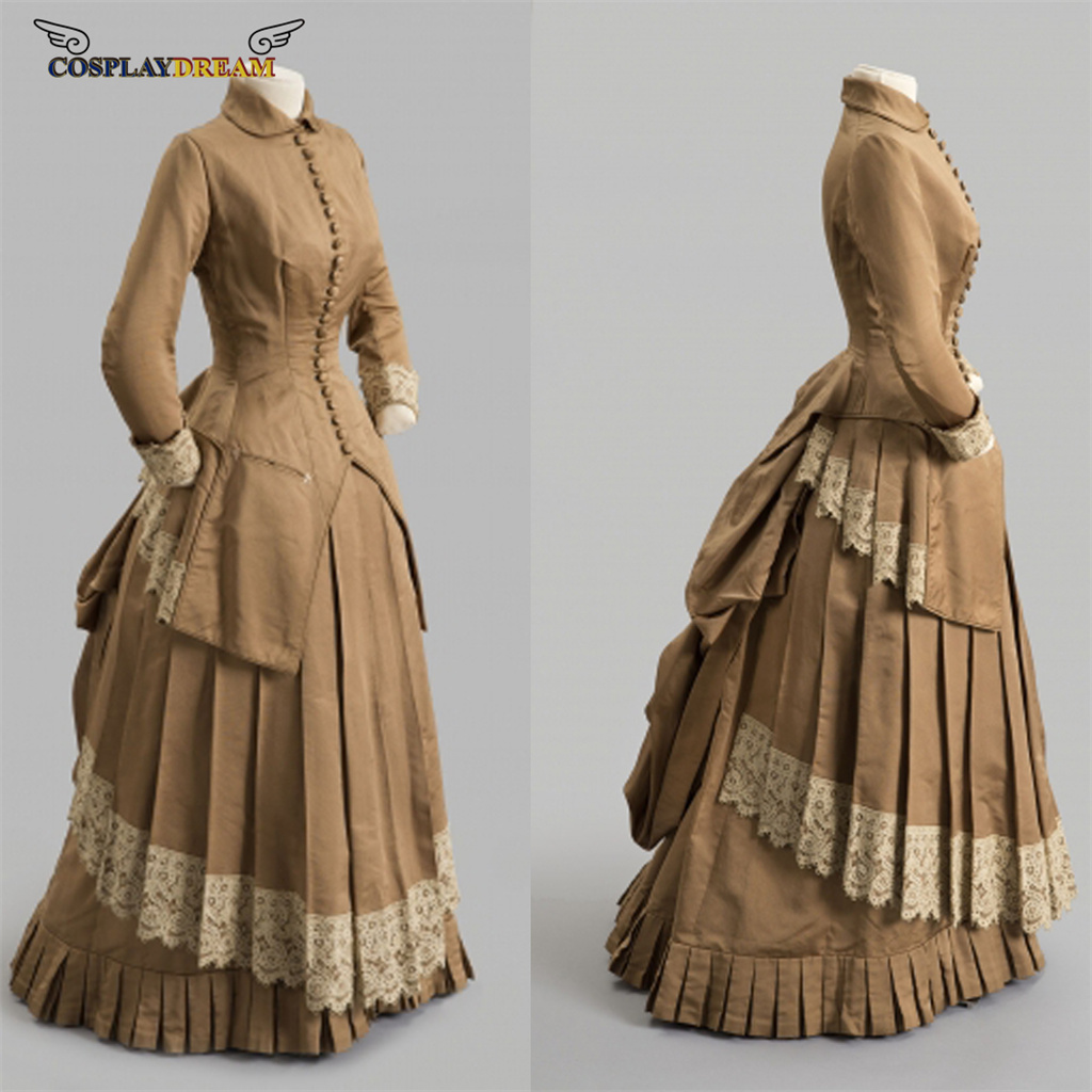Women'S Fashion Victorian - Abito alla moda del XIX secolo