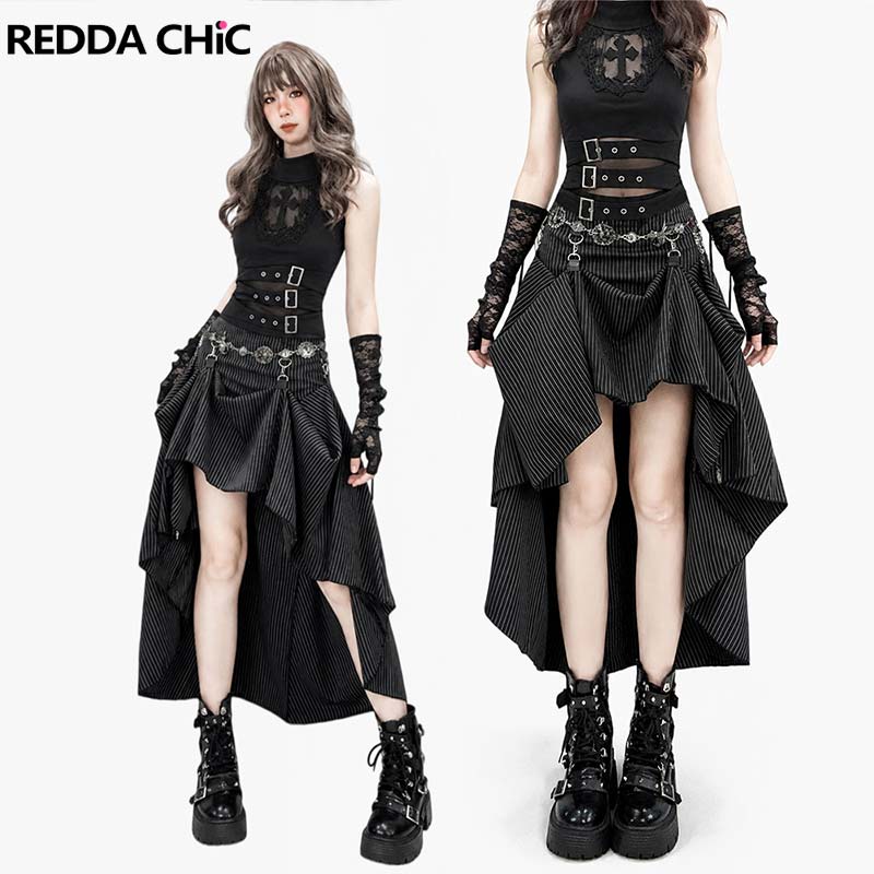 Asymmetric Top Women - REDDACHiC Set da Donna con Top