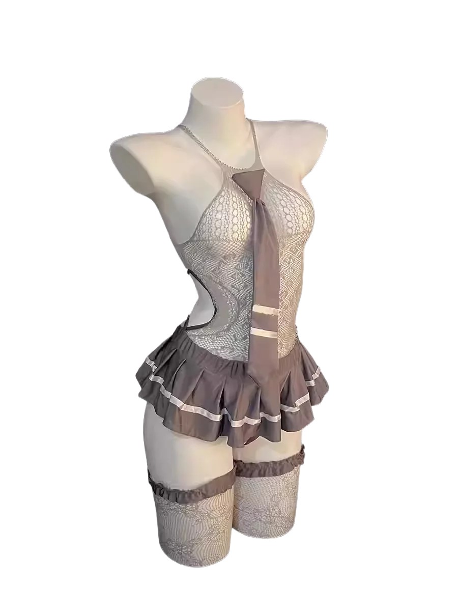 Pleated Skirt Women - Set di lingerie sexy, seducente ed