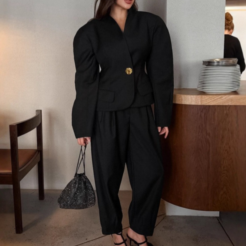 Asymmetric Top Women - Completo da Lavoro Solido a 2