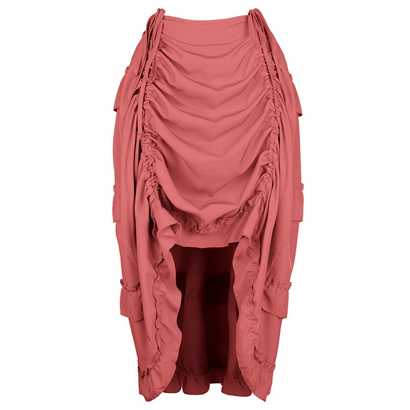 Pleated Skirt Women - Corsetto Gotico Steampunk con Gonna Lunga