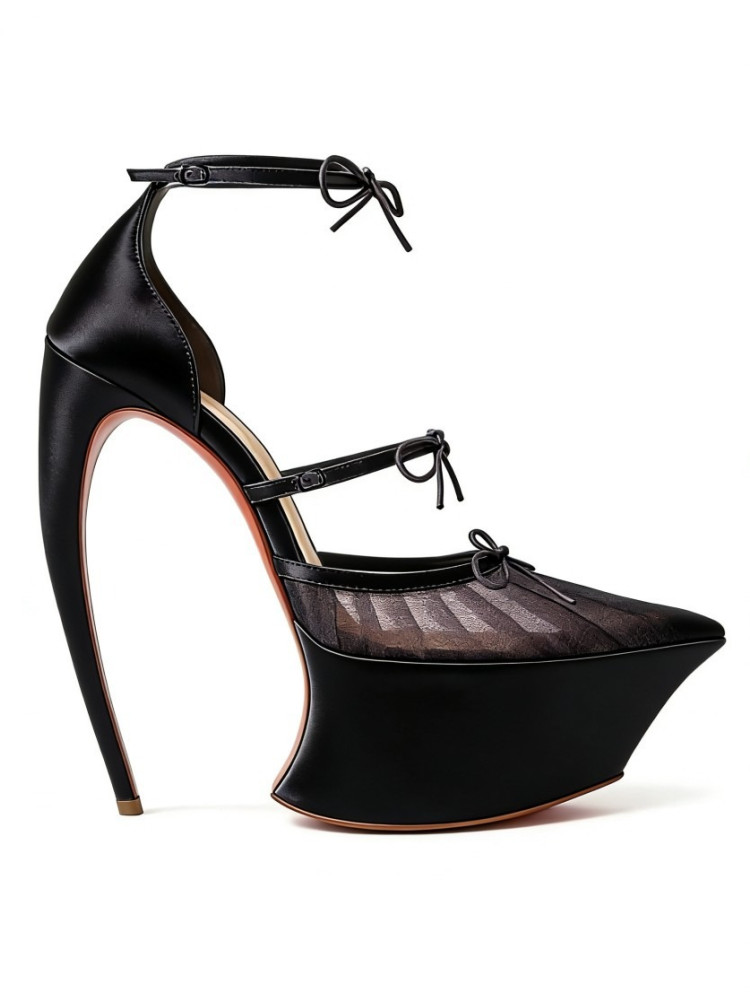 Women'S Fashion Show - Sandali da donna con tacco a