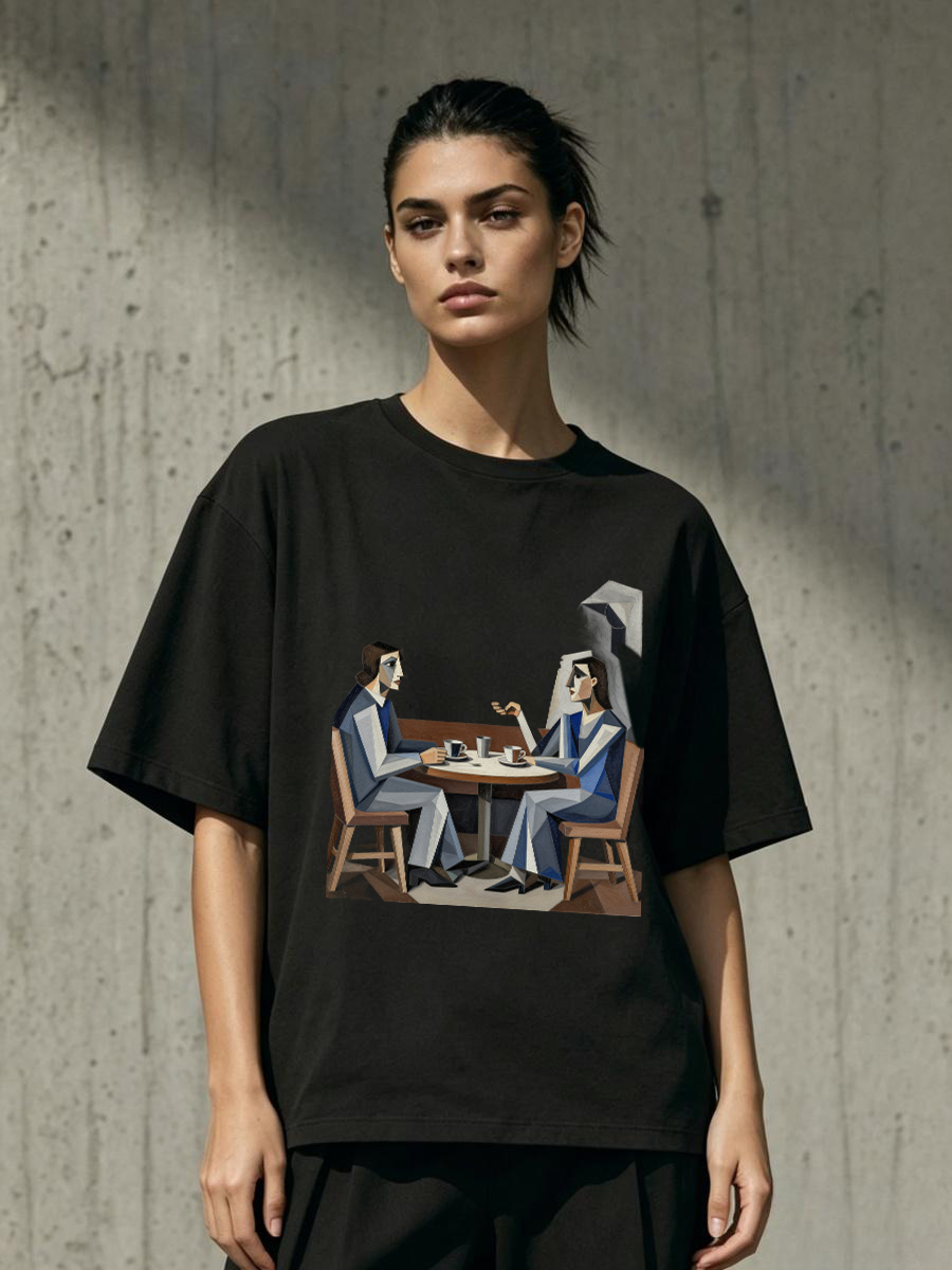 Women'S Fashion In The 70S - T-shirt da donna con maniche a