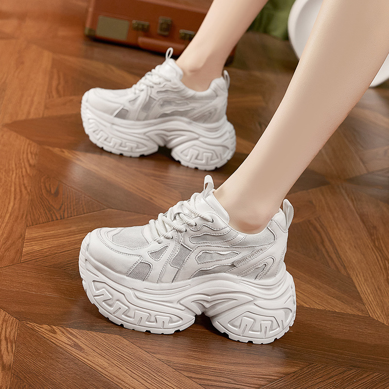Sneakers Fashion Women - Sneakers da Donna con Plateau Chunky,