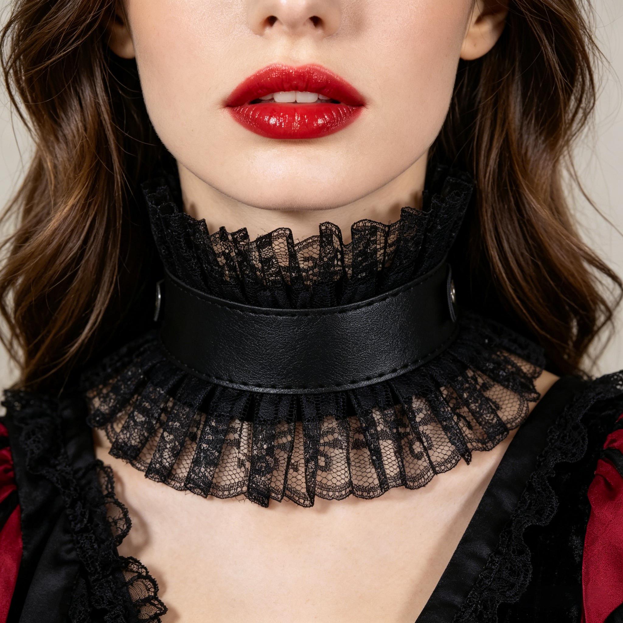 Women'S Fashion Victorian - Collare Finto Vintage da Donna in