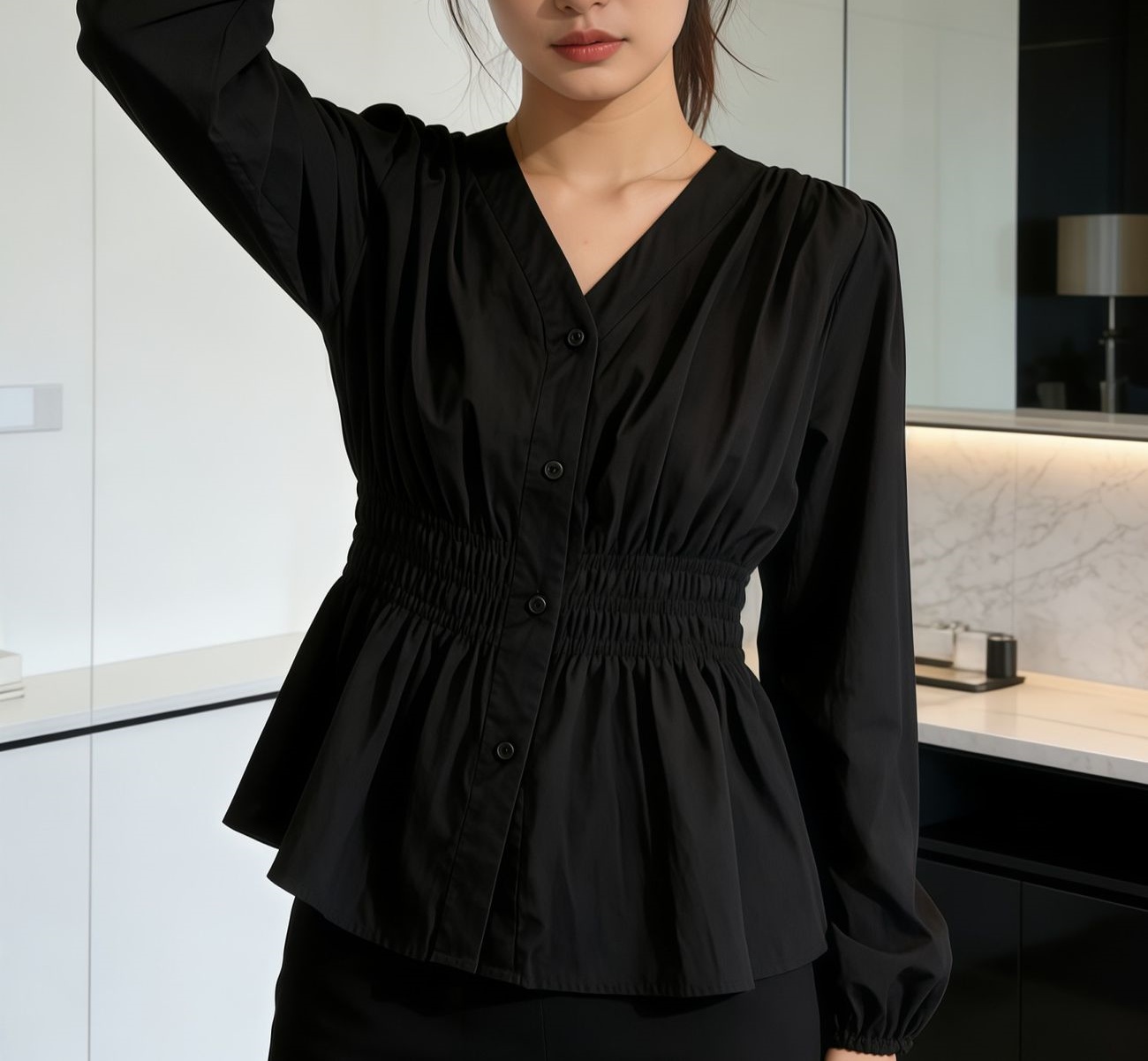 Camicia e Blusa Elegante da Uf - Puff Sleeve Blouse recensione e prezzo