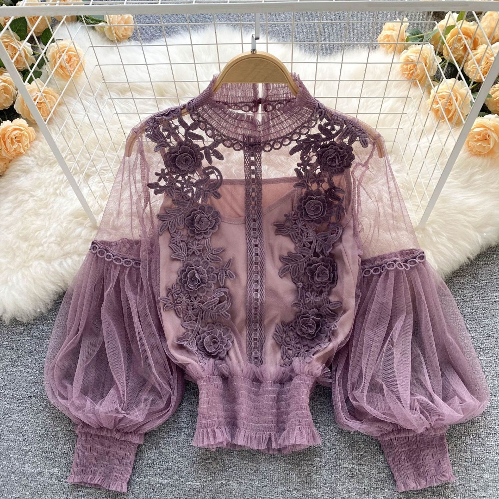 2 pezzi/set camicetta a manich - Puff Sleeve Blouse recensione e prezzo