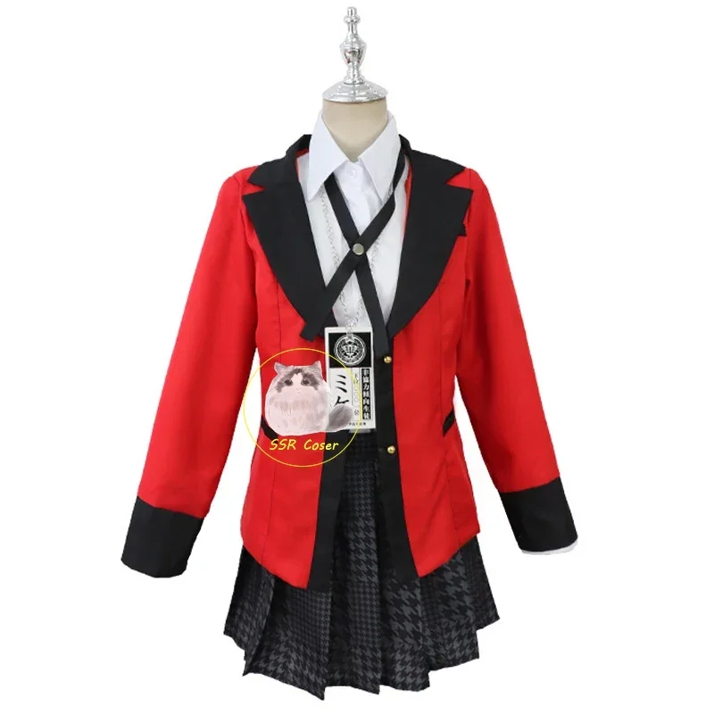 Anime Jabami Yumeko Costume Co - Pleated Skirt Women recensione e prezzo