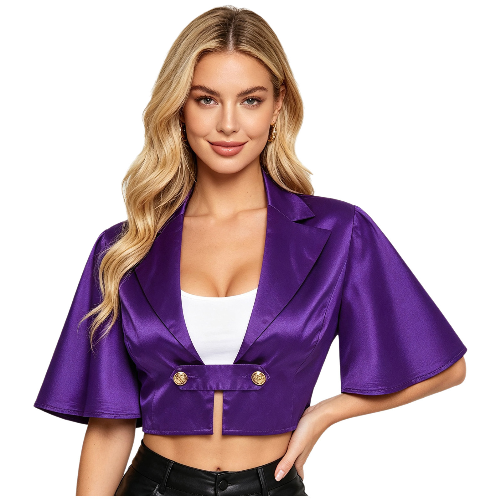 Giacca corta da donna in raso  - Women'S Fashion Victorian recensione e prezzo