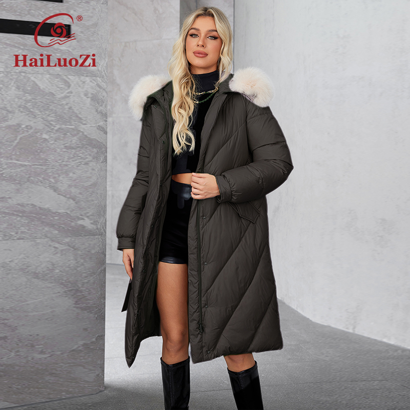 HaiLuoZi 2024 donna inverno Pl - Women'S Fashion Parka recensione e prezzo