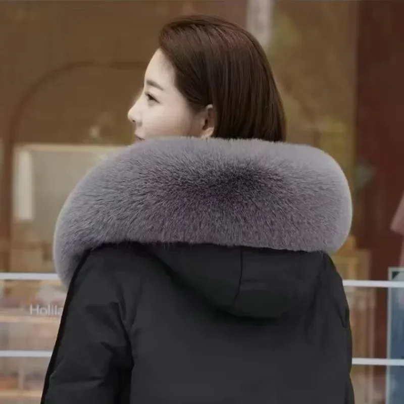 Collo in pelliccia di volpe si - Women'S Fashion Parka recensione e prezzo