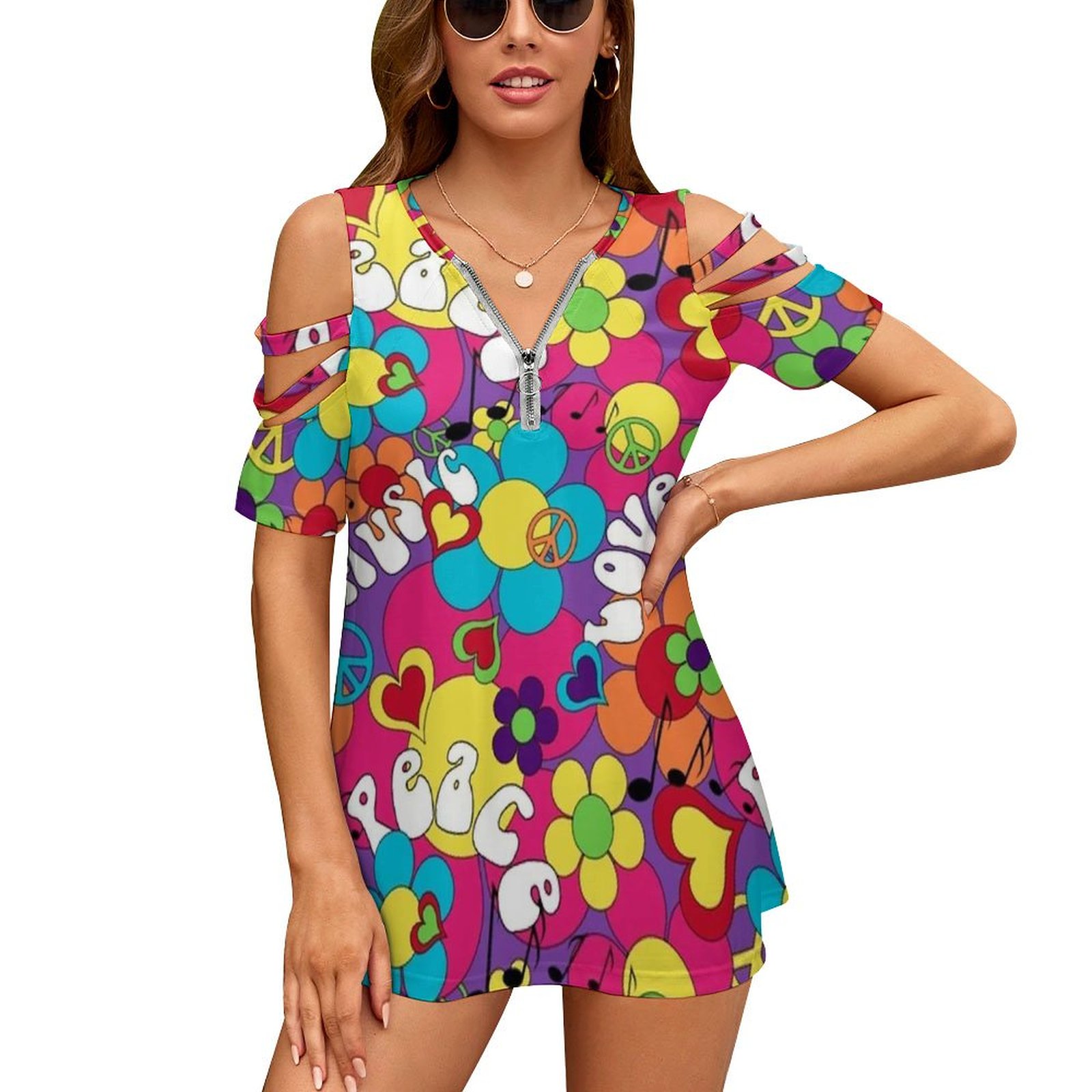 Anni '60 Psichedelico Hippie C - Women'S Fashion In The 1960S recensione e prezzo