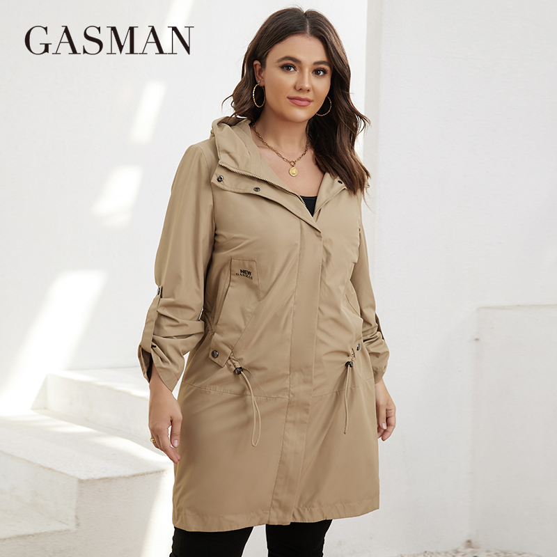 GASMAN autunno Trench Coat Plu - Women'S Fashion Parka recensione e prezzo
