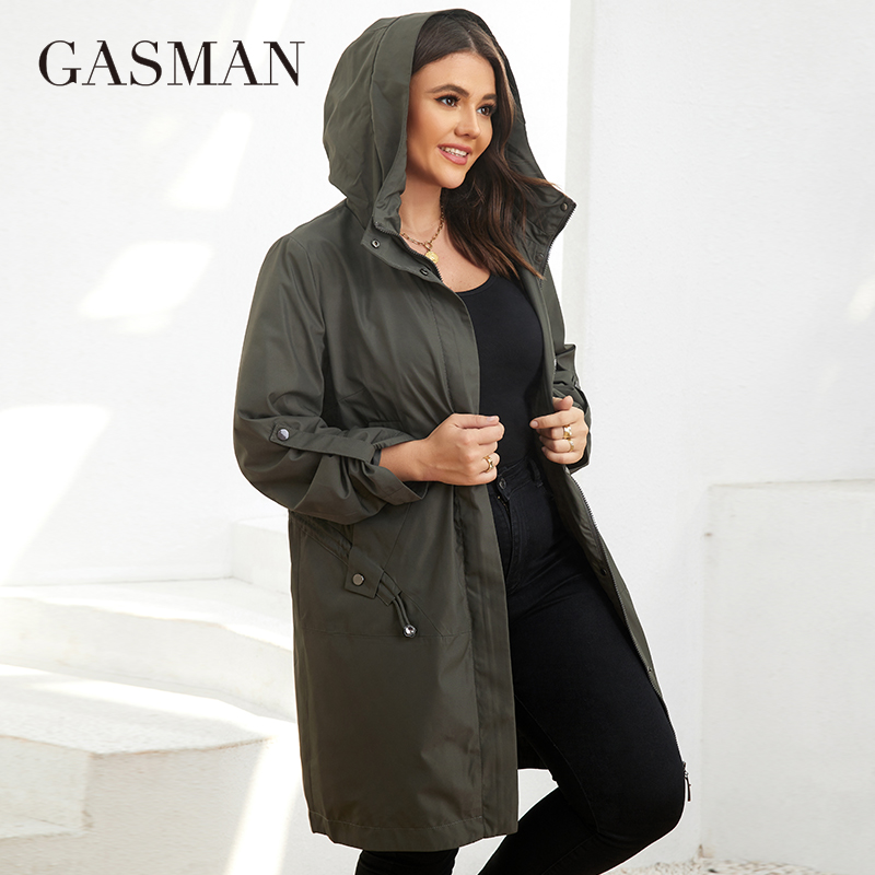 GASMAN autunno Trench Coat Plu - Women'S Fashion Parka recensione e prezzo