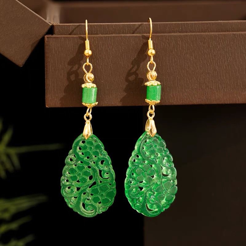 Argento 925 Giada verde natura - Women Fashion Jewellery recensione e prezzo