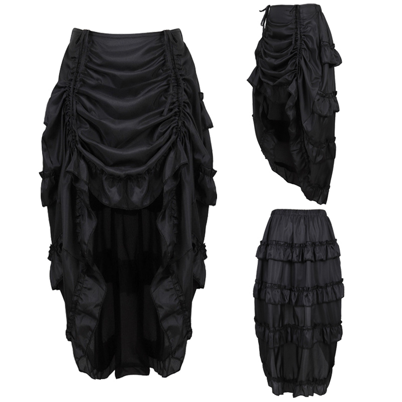 Corsetto Gotico Steampunk con  - Pleated Skirt Women recensione e prezzo