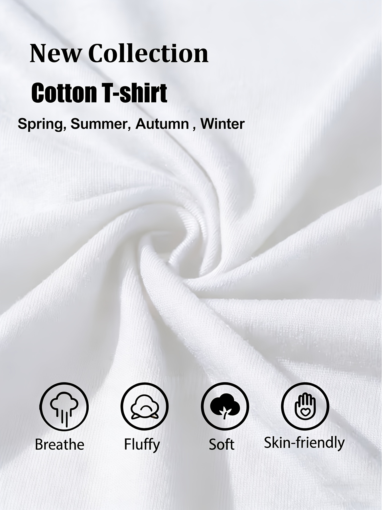T-shirt girocollo a maniche co - Women'S Fashion In The 1960S recensione e prezzo