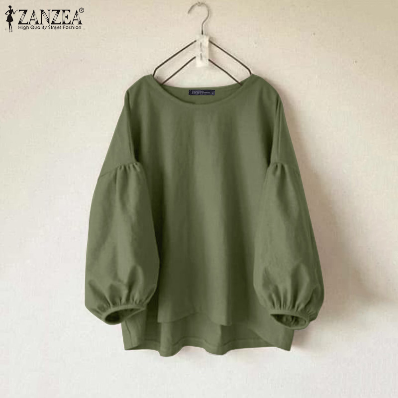 ZANZEA Camicette casual da don - Puff Sleeve Blouse recensione e prezzo