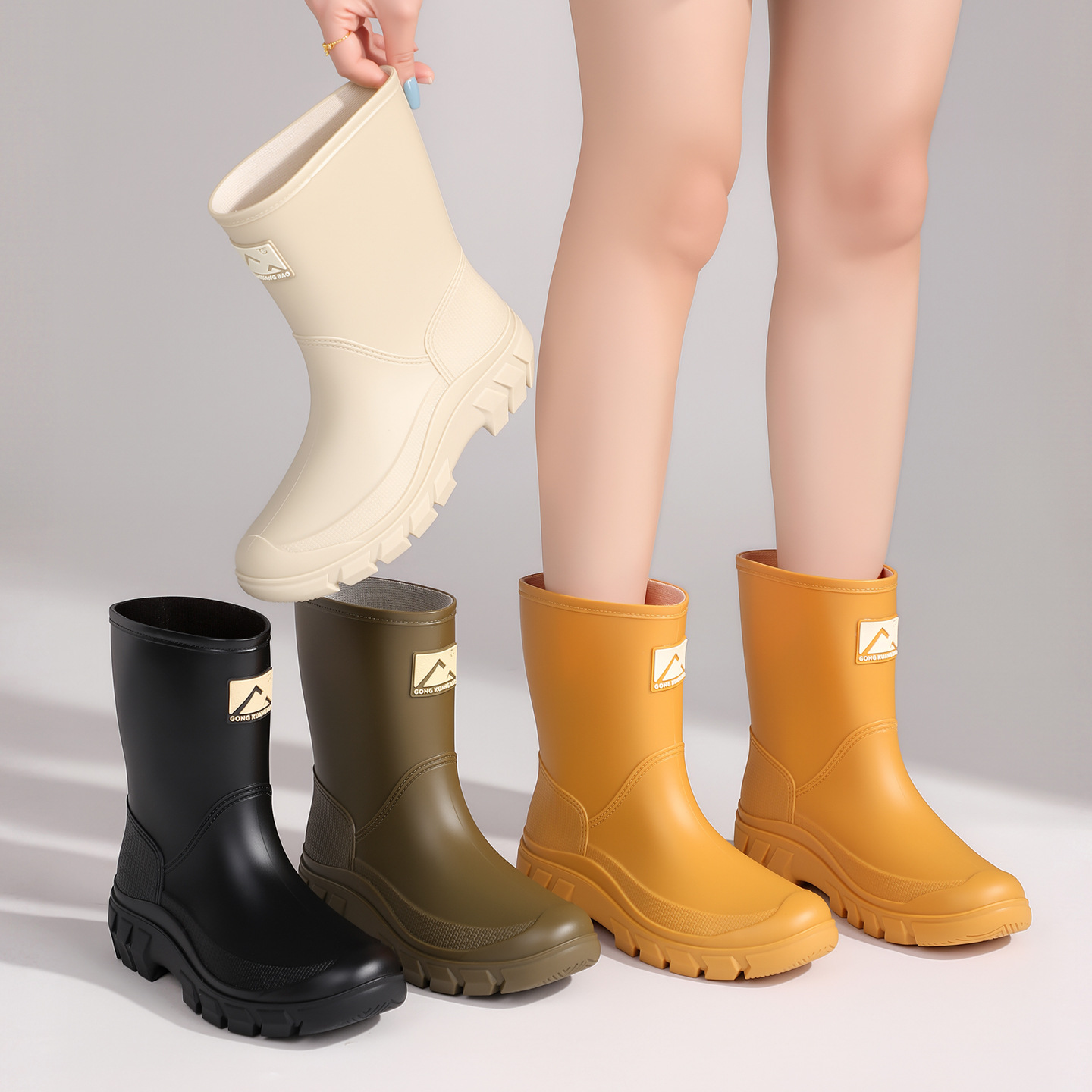 Stivali da Pioggia da Donna a  - Women'S Fashion Rain Boots recensione e prezzo
