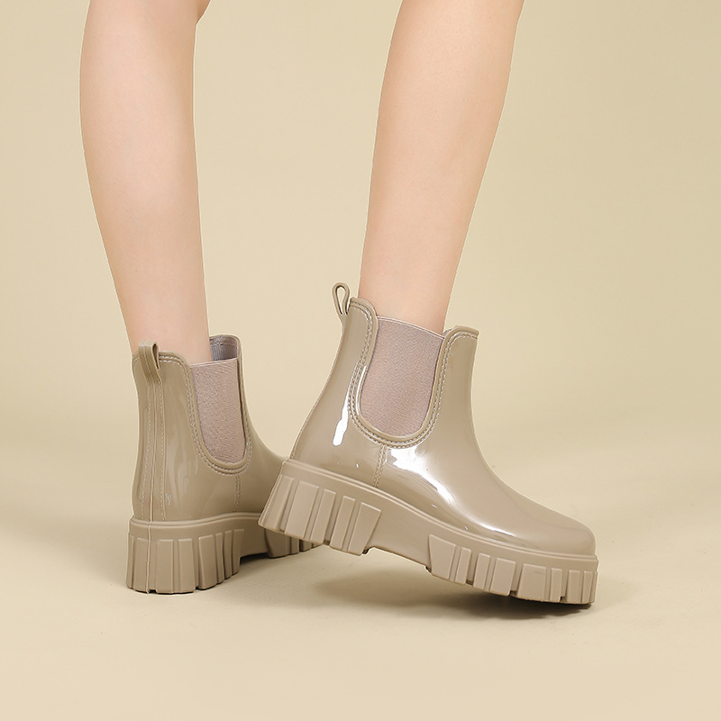 Stivali da pioggia con plateau - Women'S Fashion Rain Boots recensione e prezzo