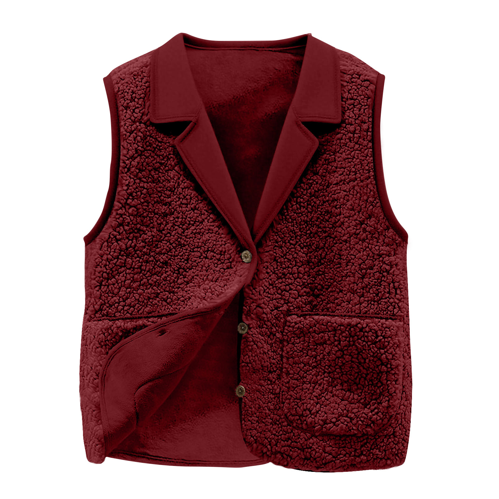 Gilet in pile Sherpa da donna, - Sherpa Coat Women recensione e prezzo